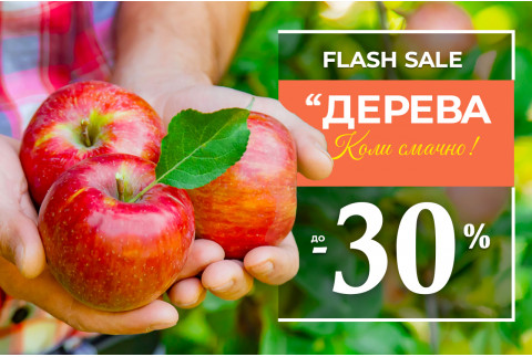 Саджанці плодових дерев зі знижками