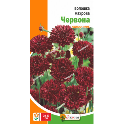 Волошка Махрова Червона 0.5 г