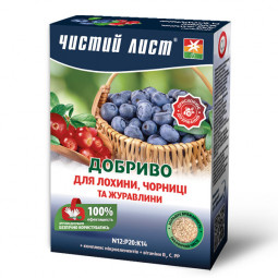 Добриво кристалічне для лохини. чорниці та журавлини Чистий Лист 900 г Добриво кристалічне для лохини. чорниці та журавлини Чистий Лист 900 г