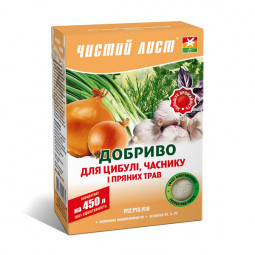 Чистий Лист АКВА для цибулі. часнику та пряних трав 300 г Чистий Лист АКВА для цибулі. часнику та пряних трав 300 г