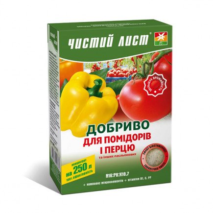 Чистий Лист АКВА для томатів та перцю 300 г