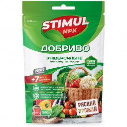 Добриво кристалічне Stimul NPK для городу універсальне 200 г