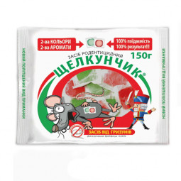 Родентицид Щелкунчик тісто (арахіс+сир) фільтр пакет 150 г Родентицид Щелкунчик тісто (арахіс+сир) фільтр пакет 150 г