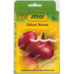 Цибуля Веселка (червона) на стрічці 5 м