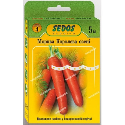Морква Королева Осені на стрічці 5 м