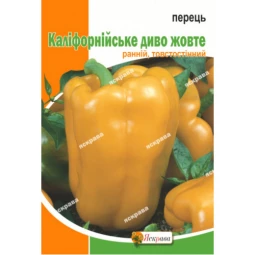 Перець Калiфорнiйське Диво жовтий 1.5 г Перець Калiфорнiйське Диво жовтий 1.5 г
