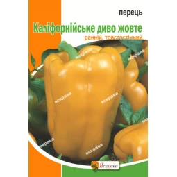 Перець Калiфорнiйське Диво жовте 3 г